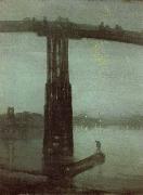 James Mcneill Whistler, Nocturne in blatte and gold